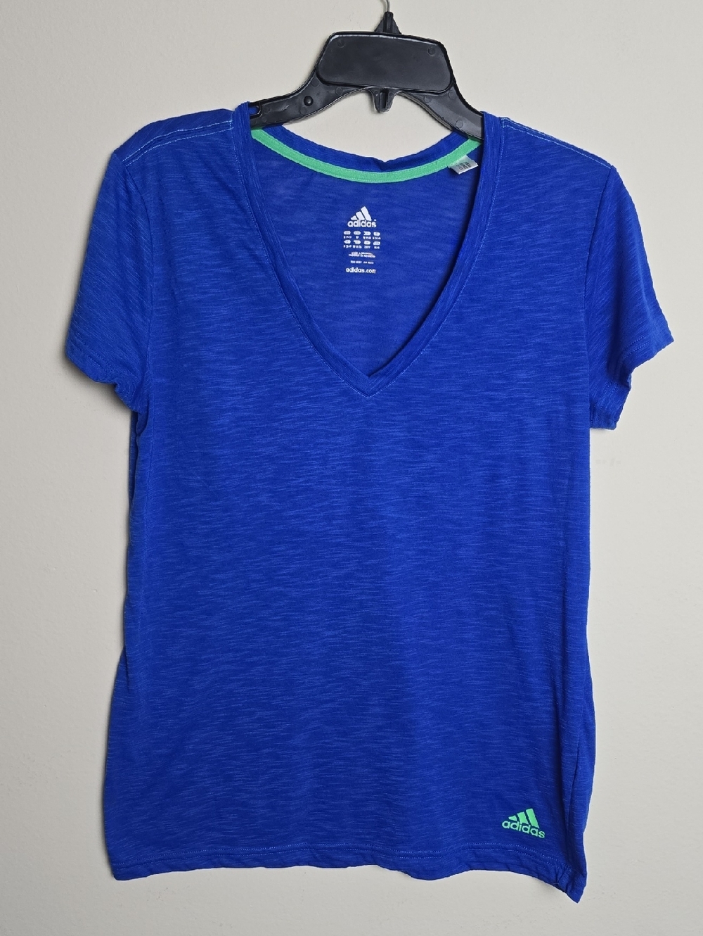 Wpmen Adidas Royal Blue V-Neck Shirts